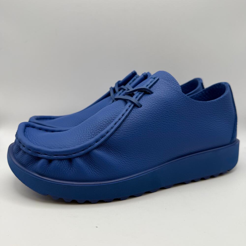 ECCO.KOLLECTIVE MEN'S 7 JOKE LEATHER LACE SHOE MADE IN PORTUGAL BLUE 39059491428